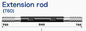 Perfuração de aço inoxidável Rod 1525mm da rocha do diâmetro 60mm de T60 D60